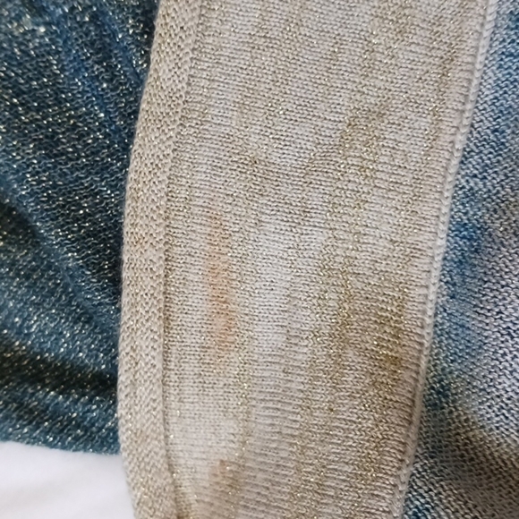 DESIGUAL Boho Dolman Sleeve Floral Mettalic Disco Mini Dress, Sz M - Picture 15 of 15